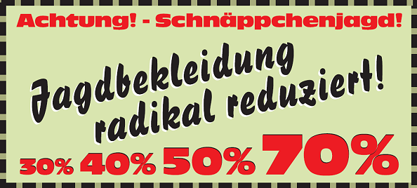 Schn�ppchen Jagd